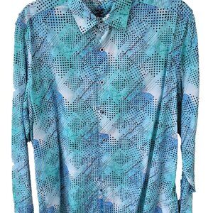 Robert Graham Abstract Pattern Button-up Shirt (L)